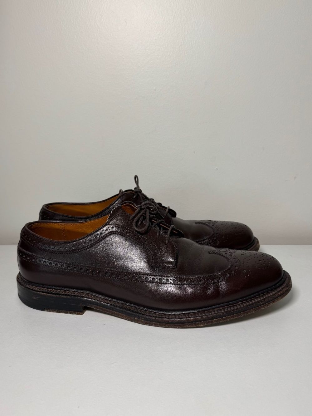 Alden® for J.Crew 97572 Longwing Bluchers - Dark Brown Leather | Size 10.5